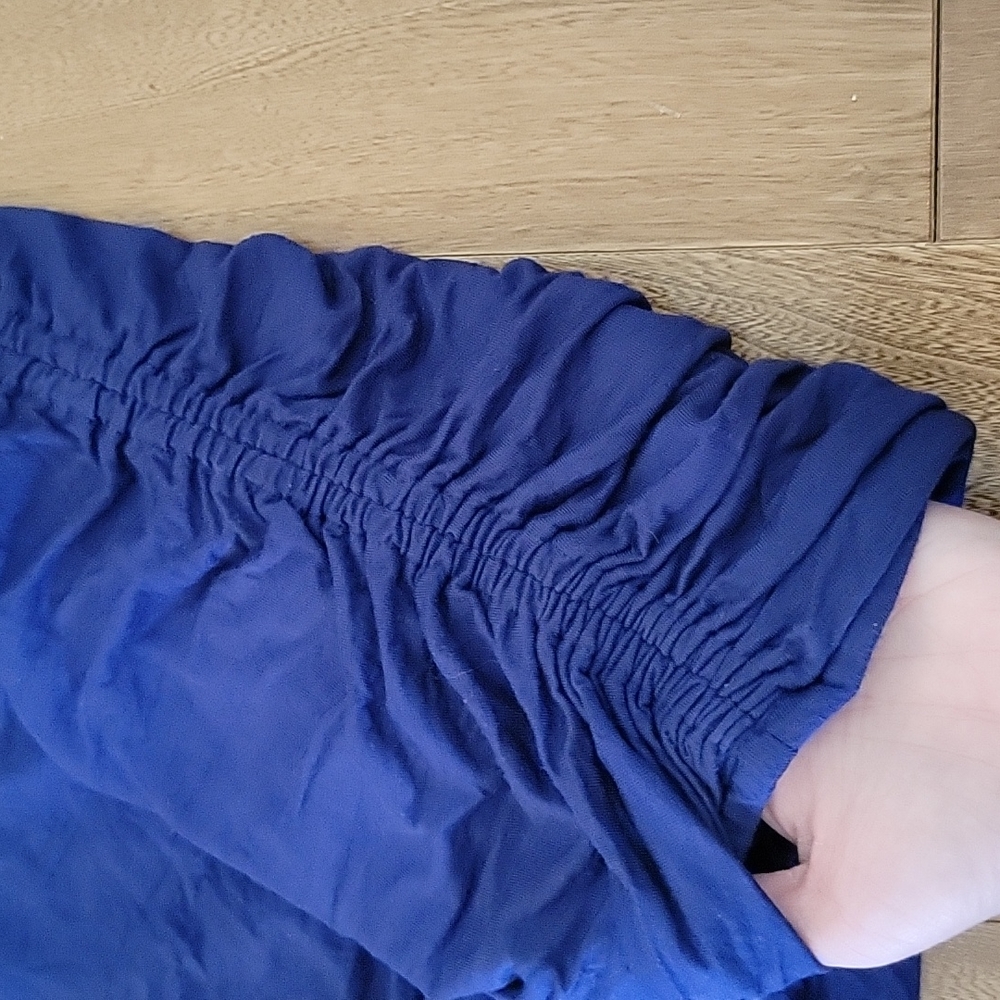 NWT Socialite Royal Blue Sleeveless Ruched Side Dress‎ Small - Picture 5 of 5